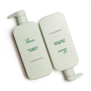 Private Label Hair Shampoo And Conditioner Vegan Tea Tree Oil Curly Hair Care Products Nourishing Biotin Hair Care Set